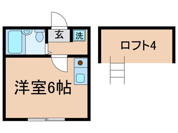 ソレイユ中原の物件間取画像